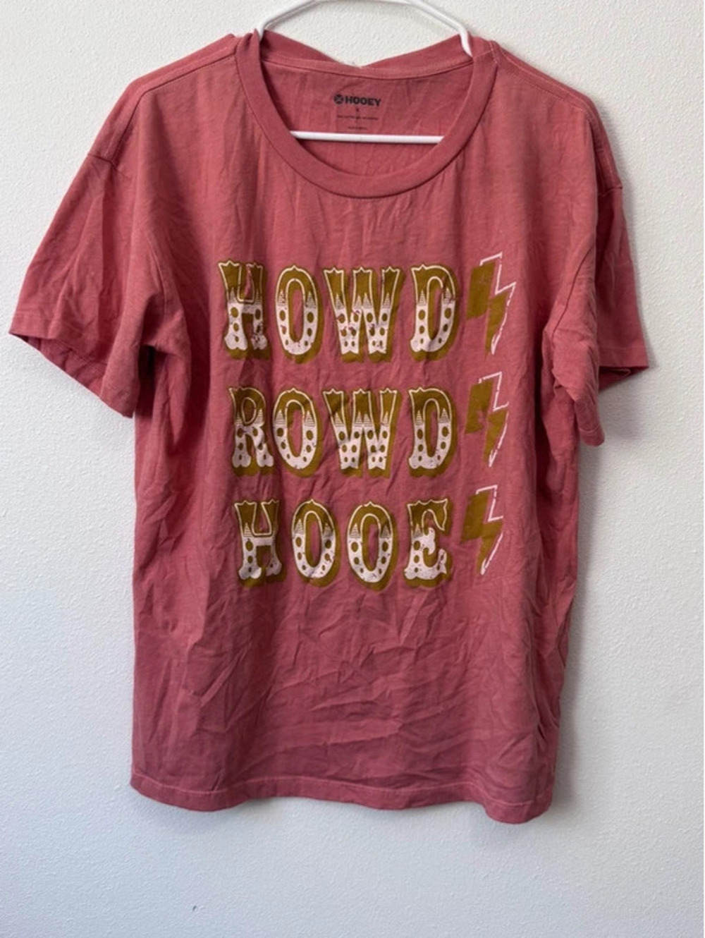Hooey Howdy Rowdy Hooey Graphic T-Shirt Women’s Western Rodeo Cowgirl Tee